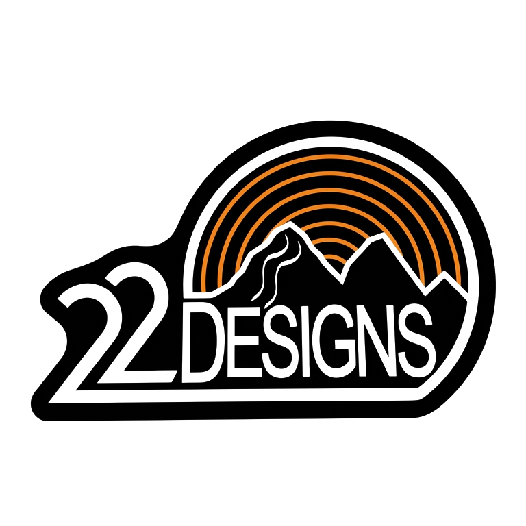 22D Logo Sticker