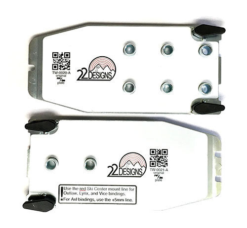 22 Designs Telemark RoXbo Mounting Jig Plates