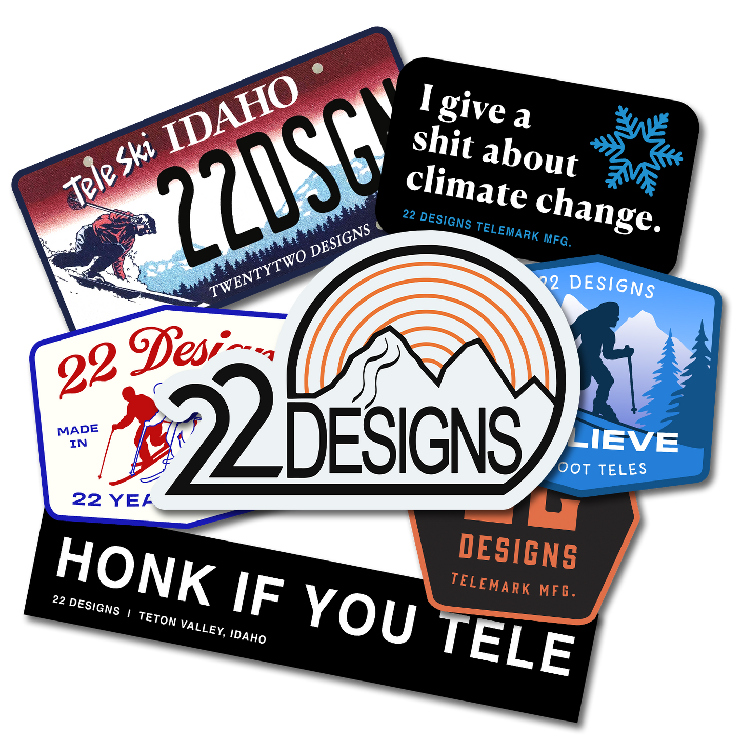 22D Sticker Pack