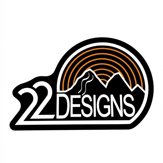 22D Logo Sticker