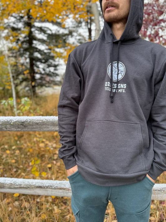22 Designs Telemark Manufacturing Charcoal Hoody 3