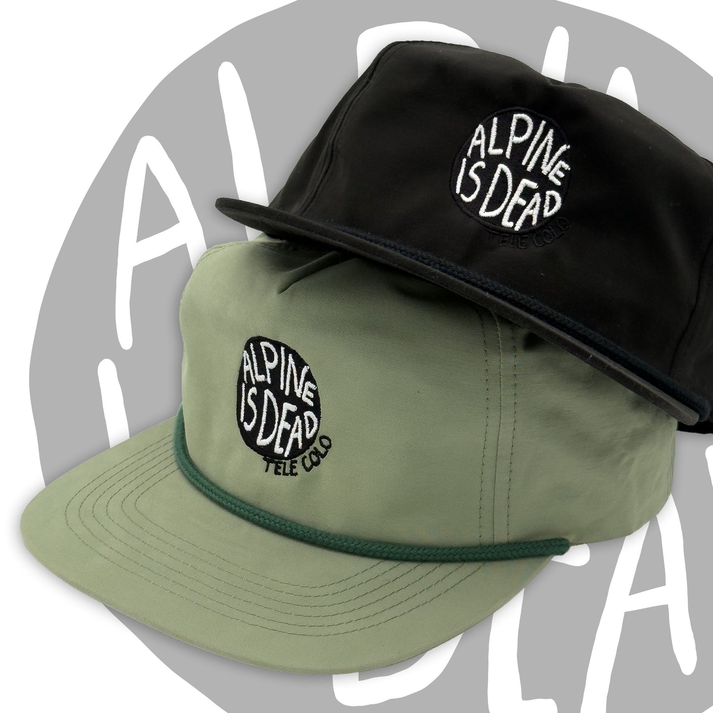 "Alpine is Dead" 5-Panel Snapback