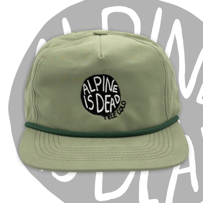 "Alpine is Dead" 5-Panel Snapback